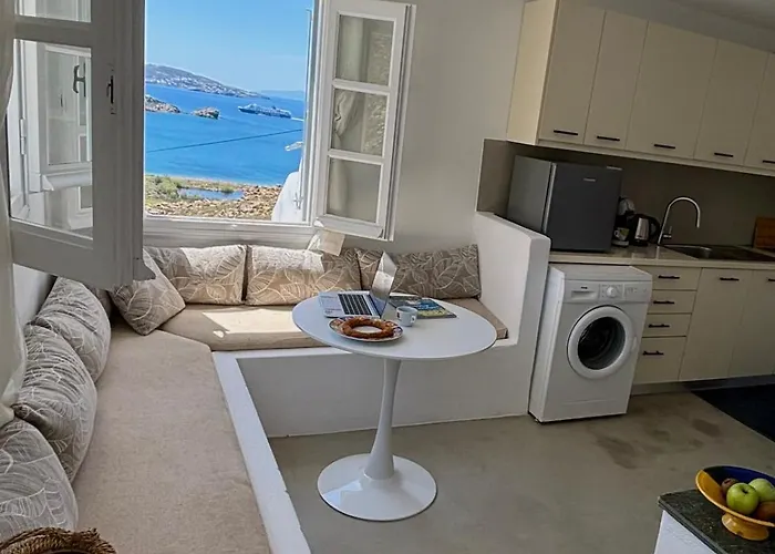 Blue And White Mykonos